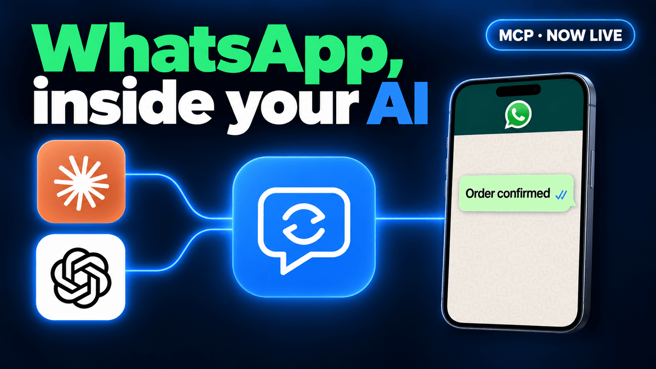 WhatsApp, inside your AI — ChatSyncs MCP launch