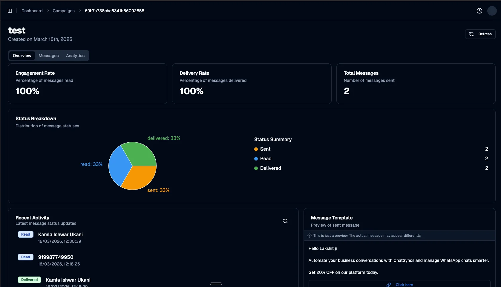 Watch Campaigns Convert in Real Time